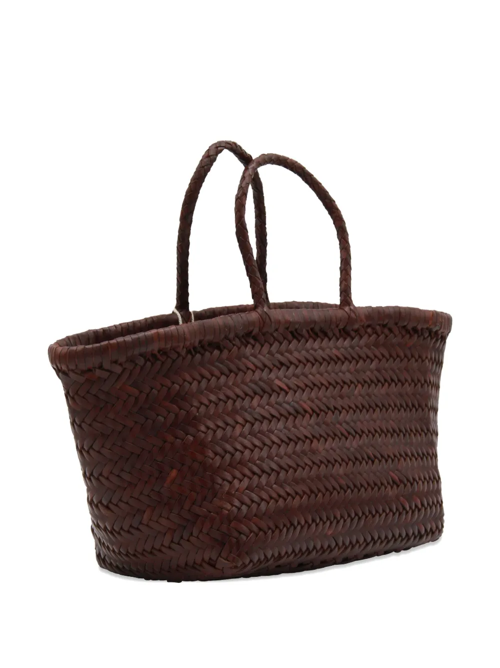 Dragon Diffusion Bamboo Triple Jump Small 3x Jump Design Basket 40x19x15 Cm In Brown