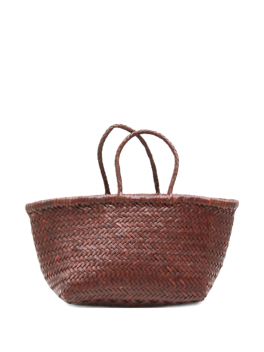 DRAGON DIFFUSION small Triple Jump leather tote bag - ブラウン DRAGON DIFFUSION small Triple Jump leather tote bag - ブラウン