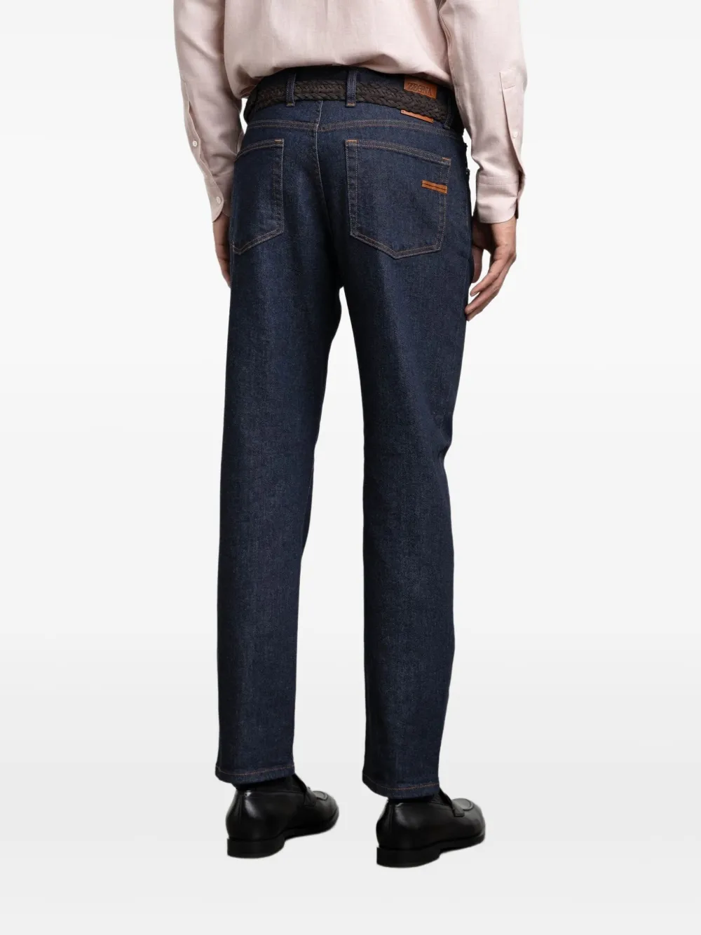 Zegna Straight jeans Blauw