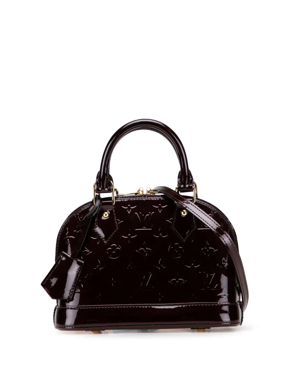 Louis Vuitton Pre-Owned 2014 Monogram Vernis Alma BB satchel | Purple | Image 1