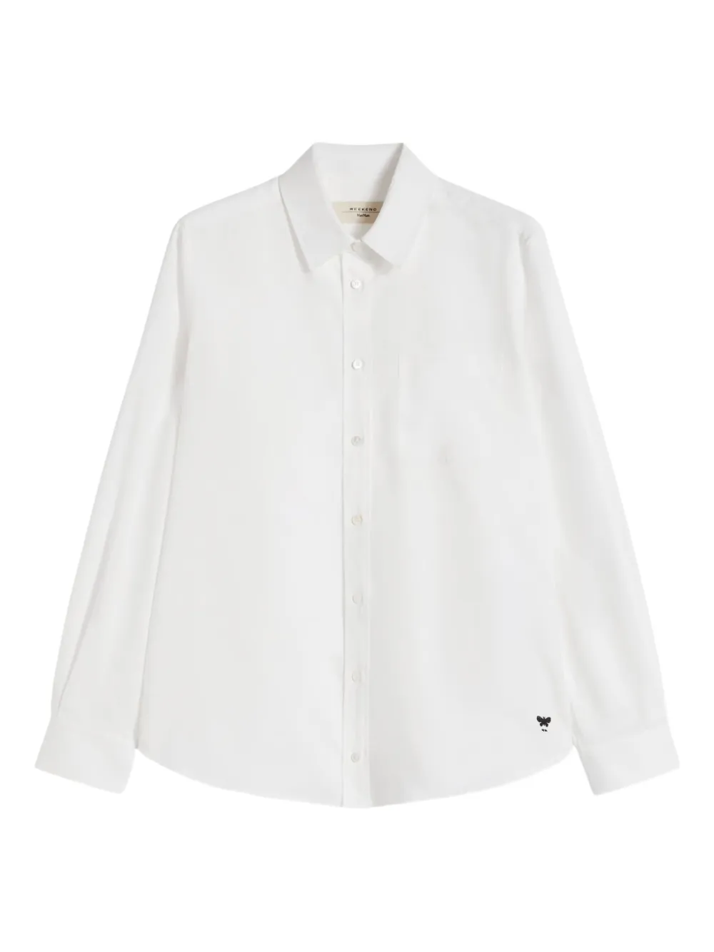 Weekend Max Mara embroidered cotton shirt | White | Image 1