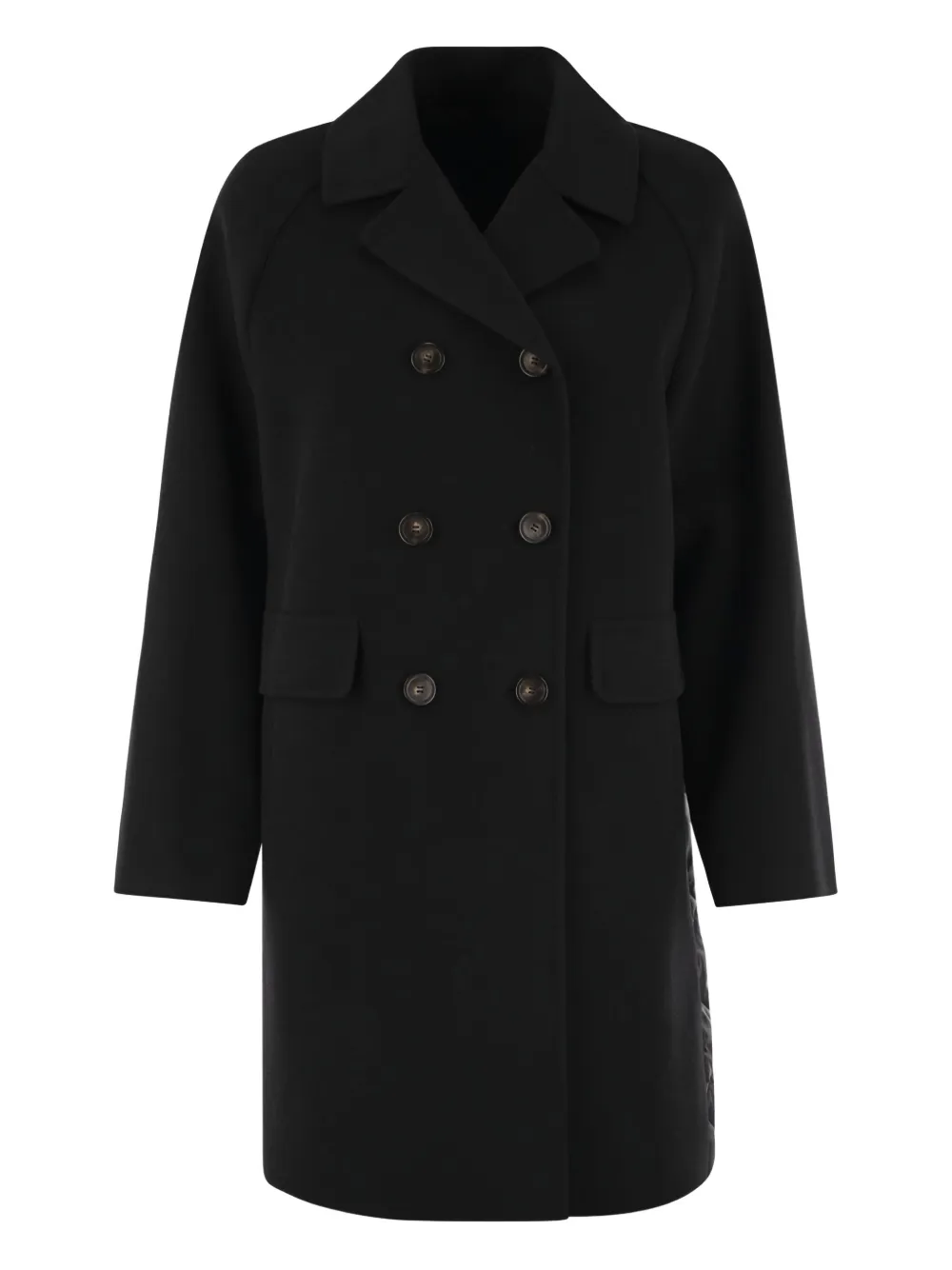 Weekend Max Mara quilted wool double-breasted coat | Black | Image 1