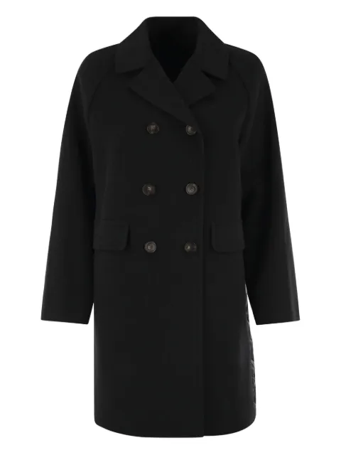 Weekend Max Mara quilted wool double-breasted coat