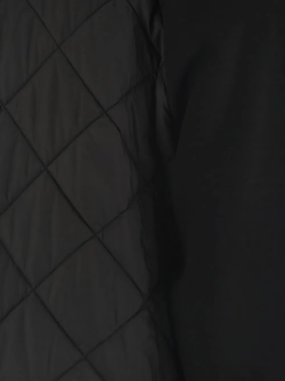 Weekend Max Mara Quilted Wool Double-breasted Coat In Black