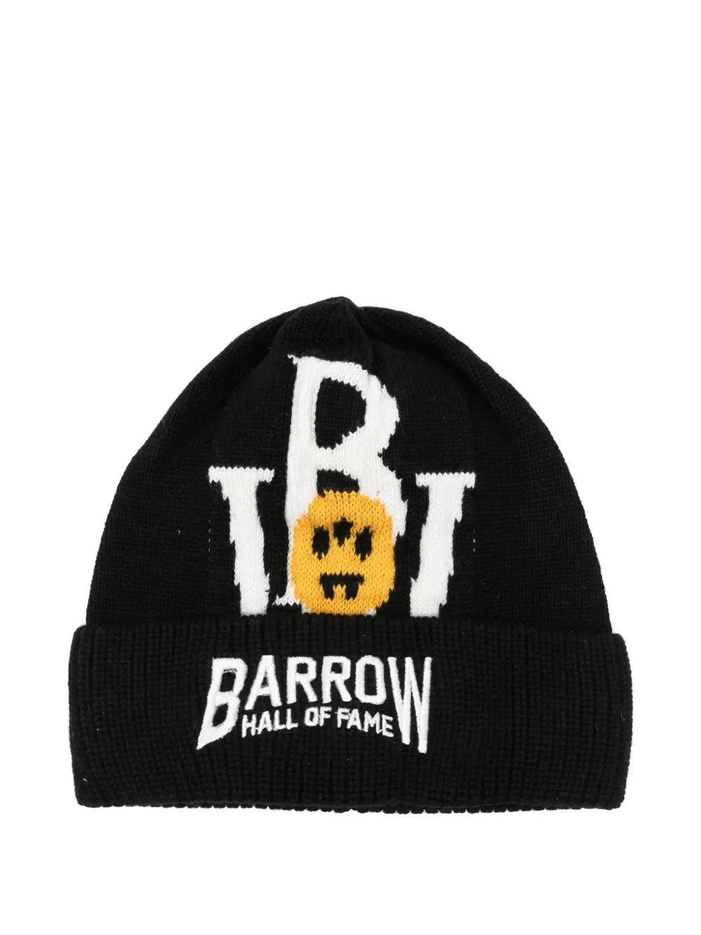 Barrow Logo-intarsia Beanie In Black