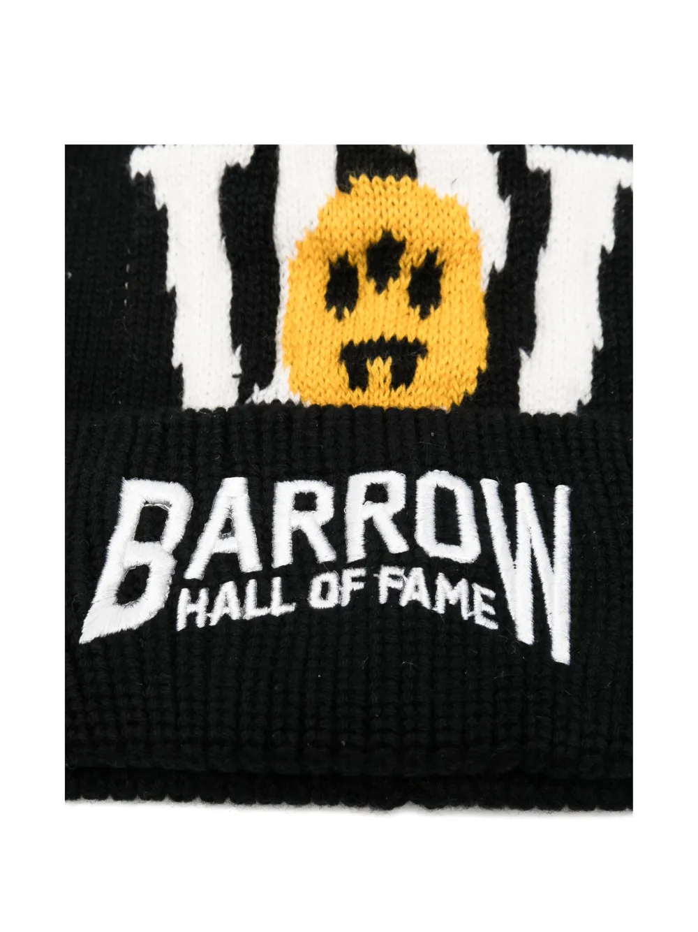 Barrow Logo-intarsia Beanie In Black