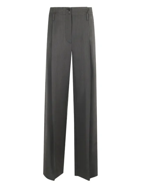 Tela pleated straight-leg trousers
