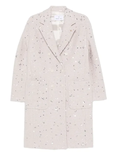 Manuel Ritz sequin-embellished coat