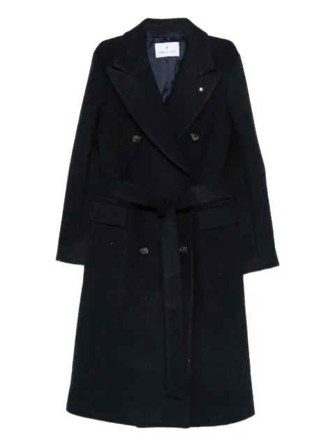 Manuel Ritz belted double-breasted coat