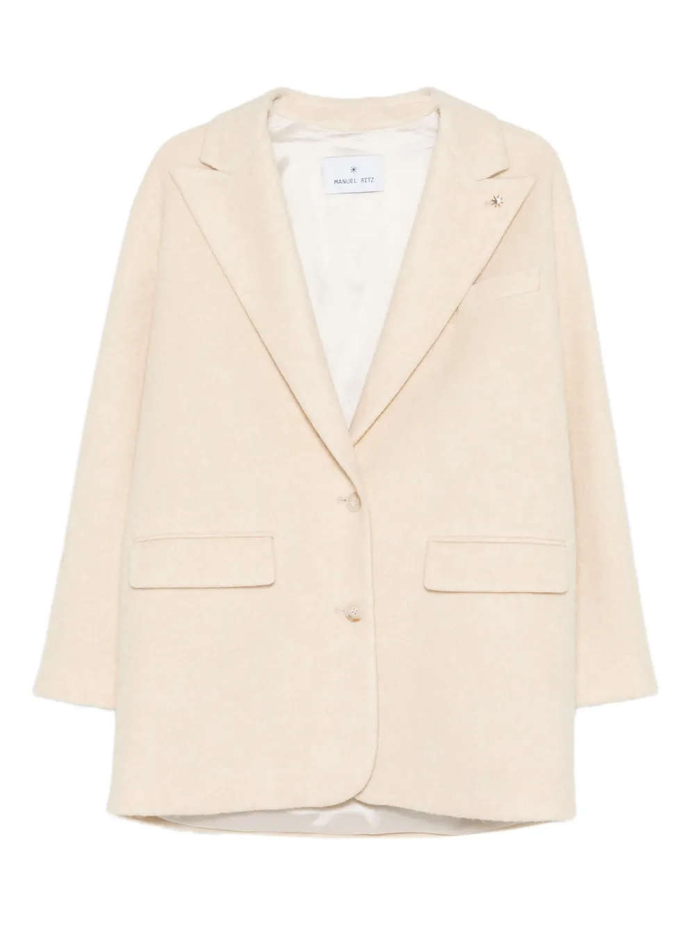 Manuel Ritz flap-pocket coat - Toni neutri