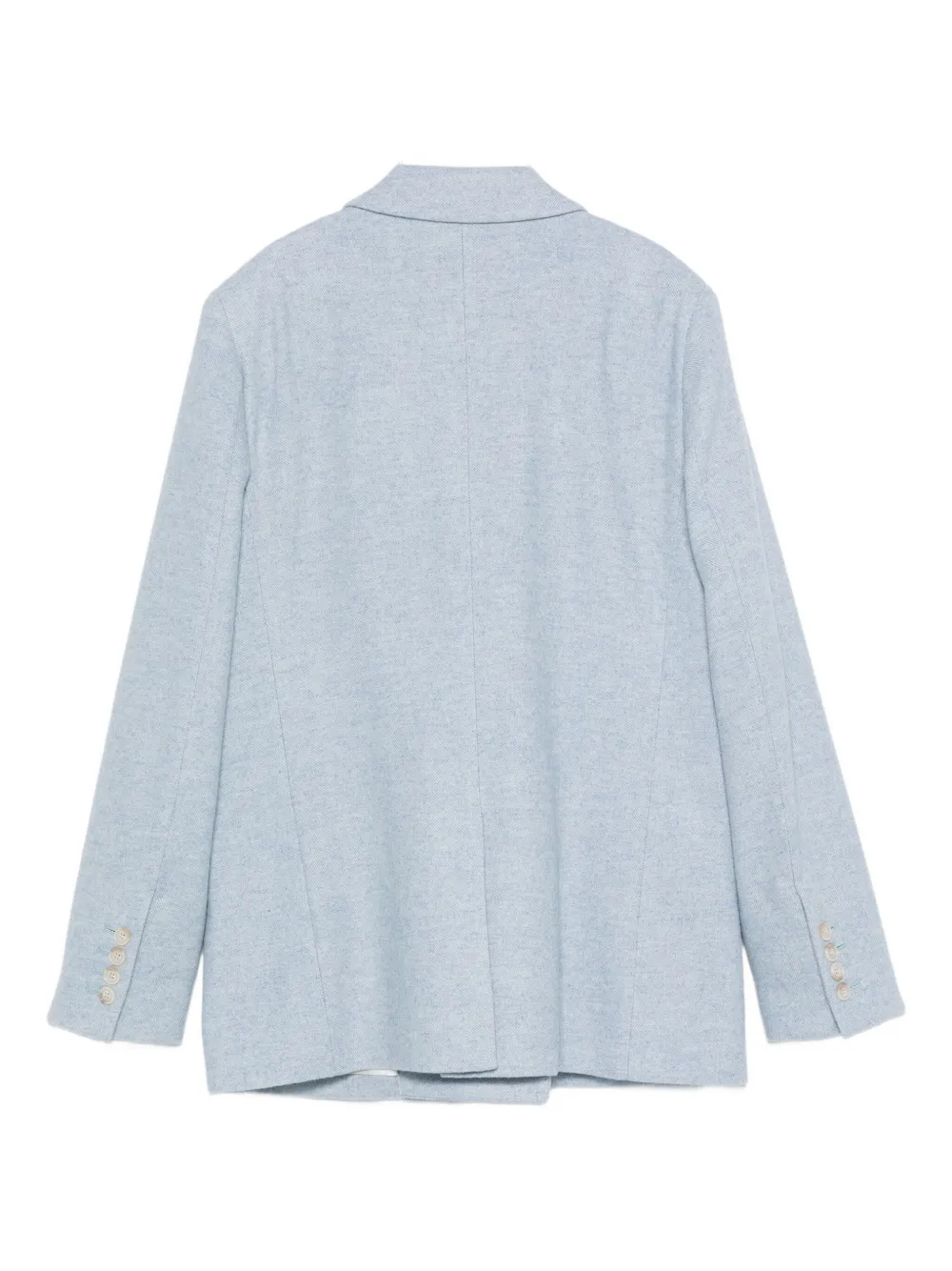 Manuel Ritz Chevron Blazer In Blue