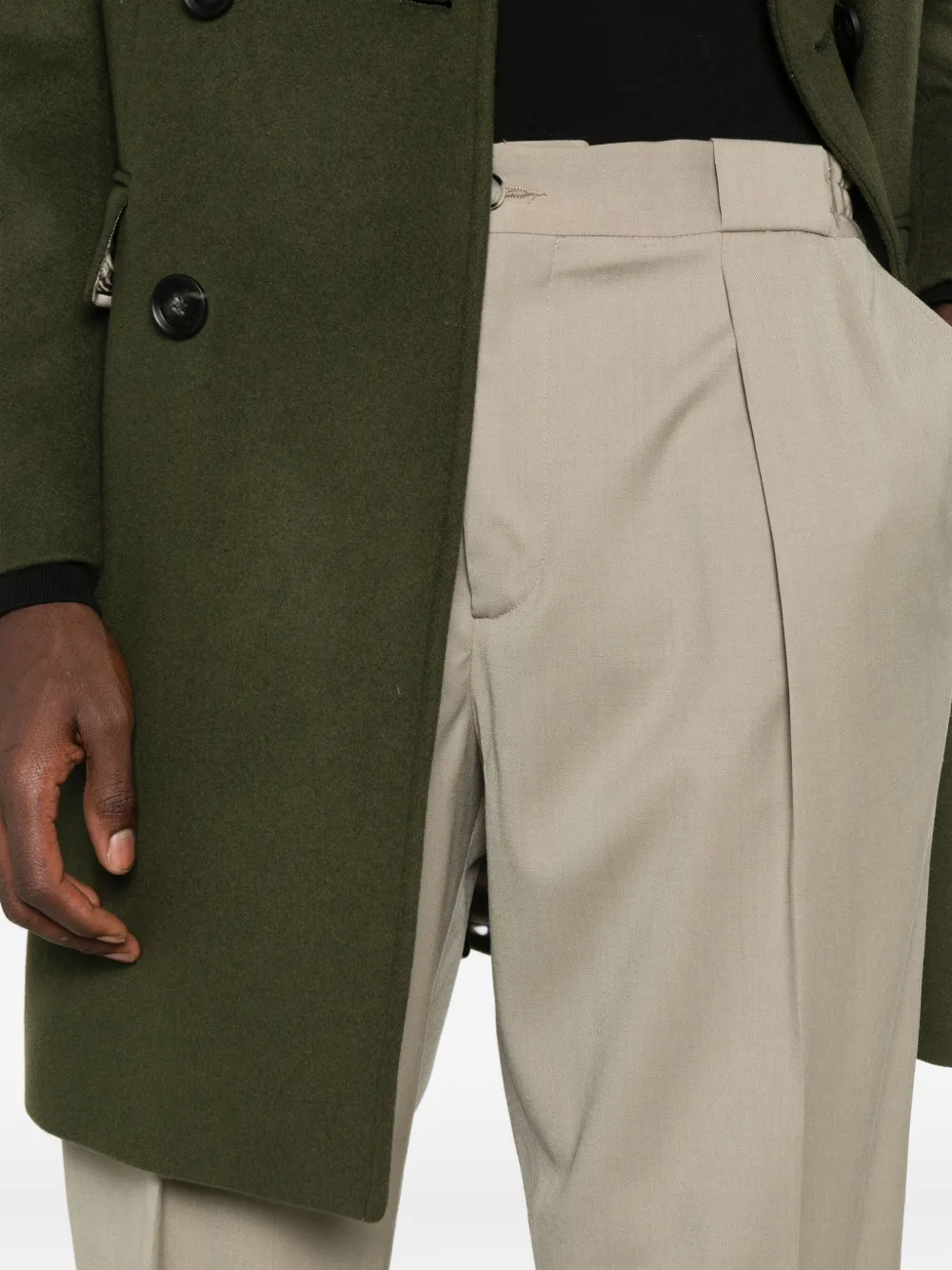 Manuel Ritz Straight plooibroek Beige