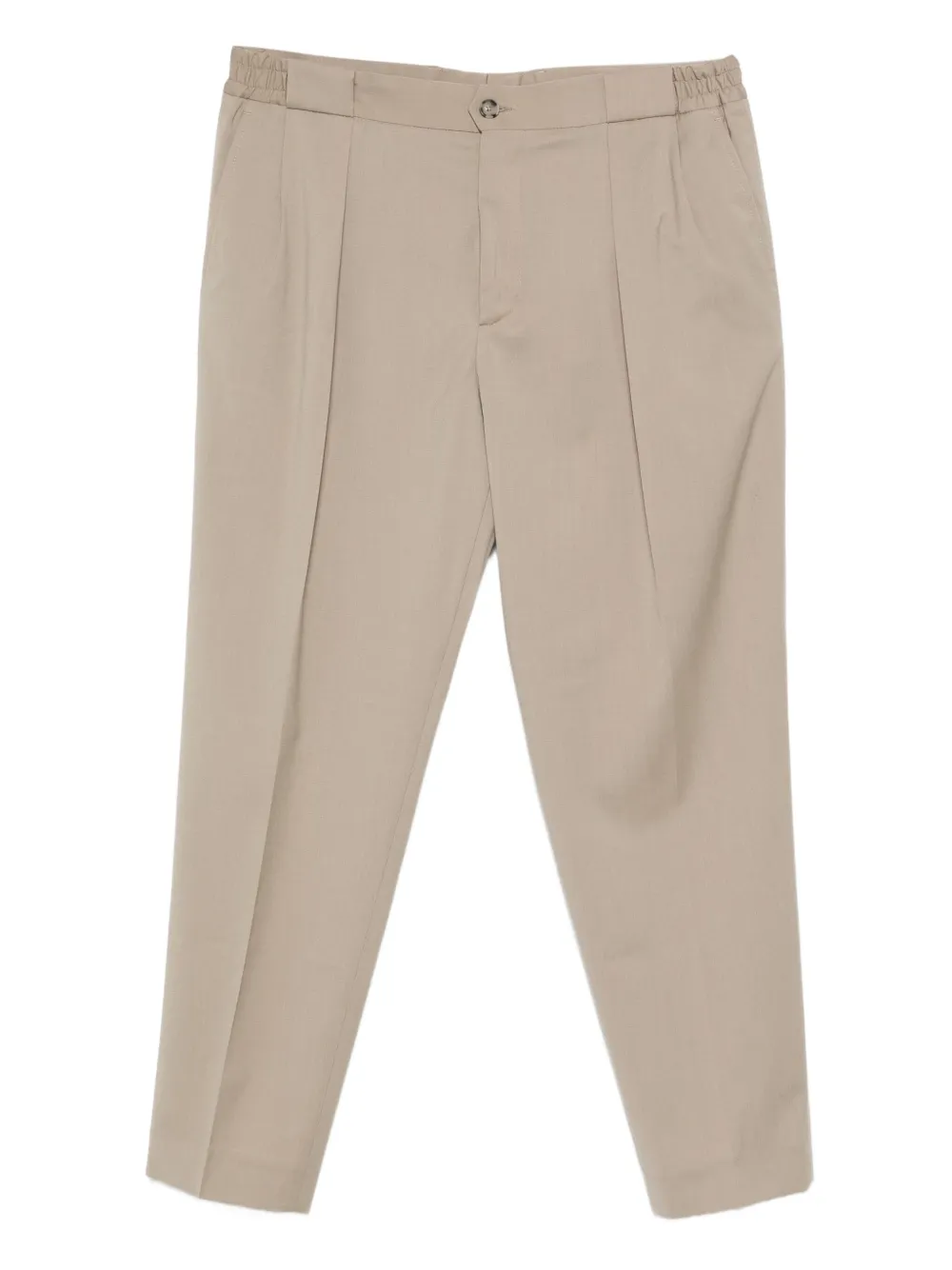 Manuel Ritz pleated straight-leg trousers | Neutrals | Image 1