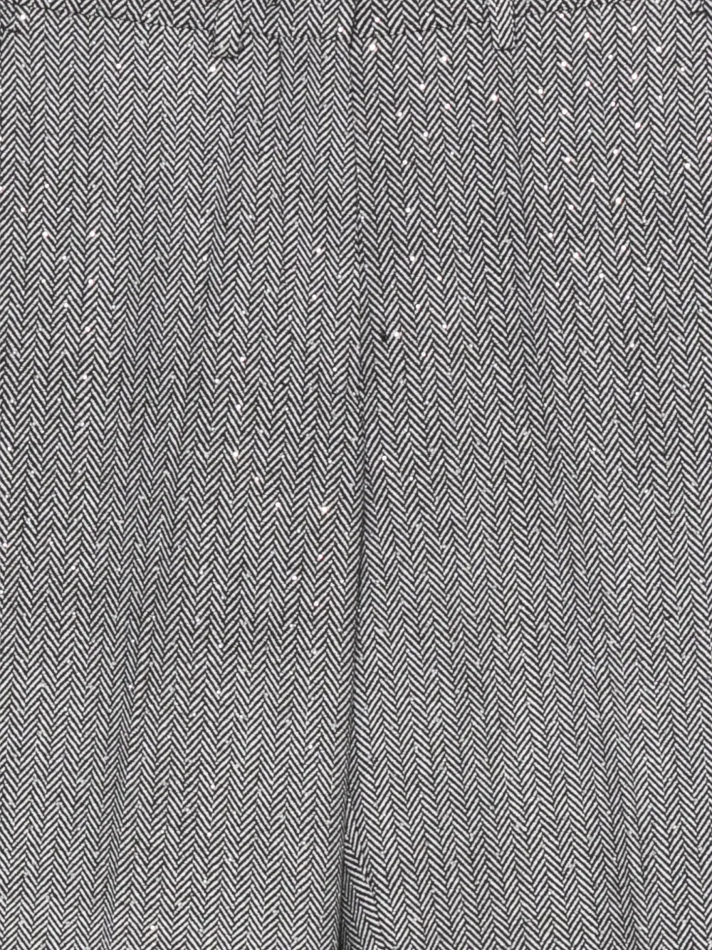 Manuel Ritz Broek met chevron-streep Zwart