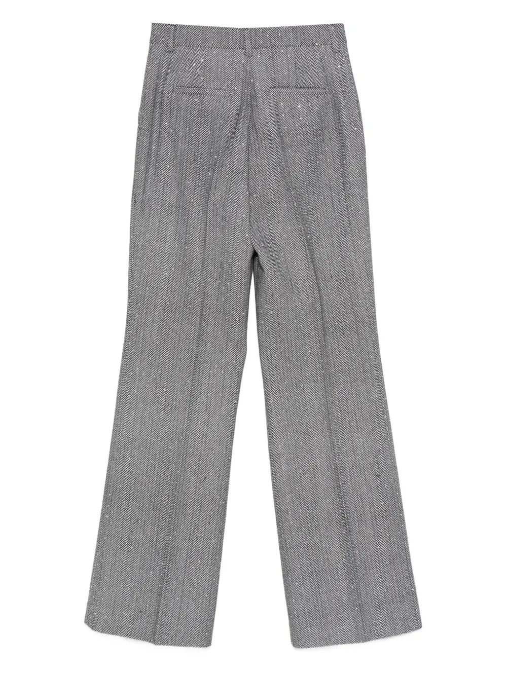 Manuel Ritz chevron trousers - Zwart