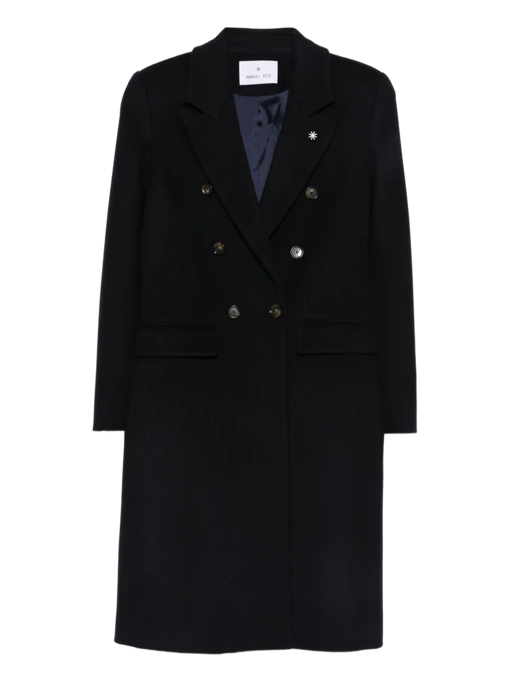 Manuel Ritz wool-blend double-breasted coat | Blue | Image 1