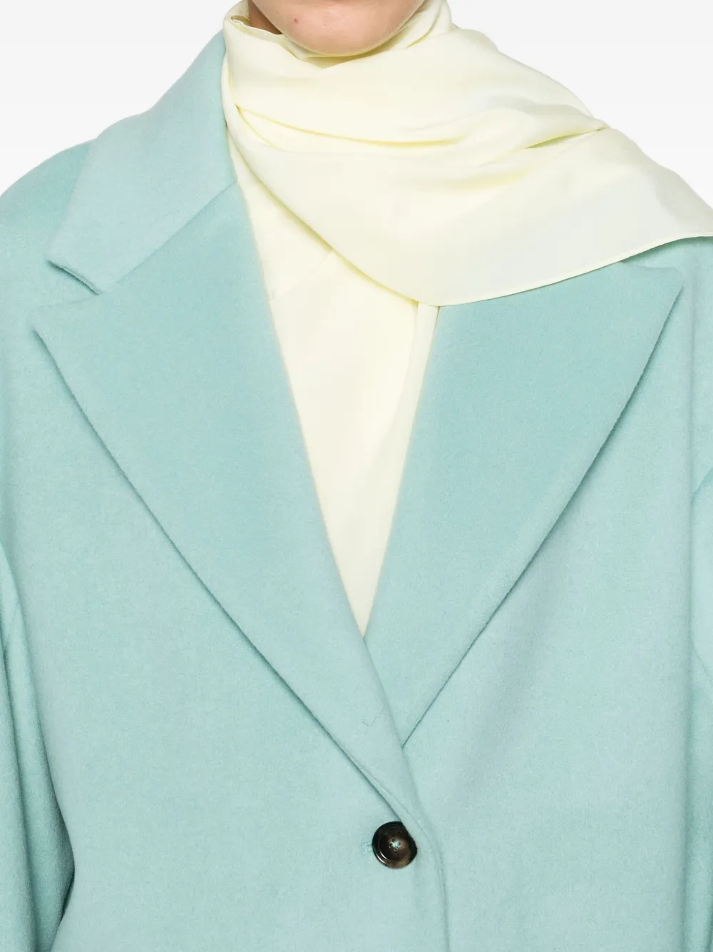 Manuel Ritz Patch-pocket Wool-blend Coat In Blue