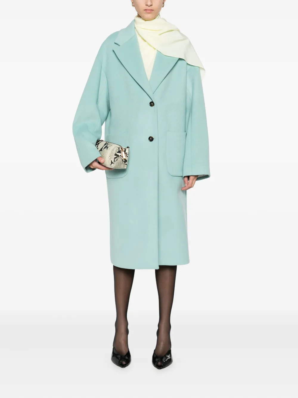 Manuel Ritz patch-pocket wool-blend coat | Single Breasted Coats | Image 2