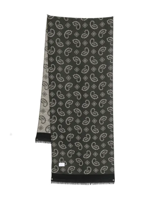 Manuel Ritz paisley-jacquard scarf