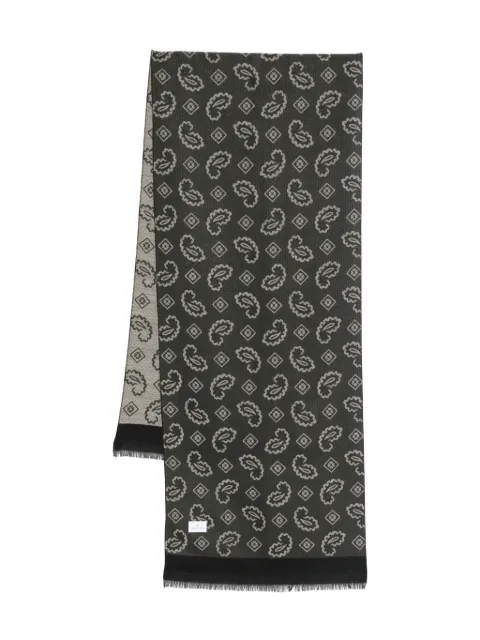 Manuel Ritz foulard à motif cachemire en jacquard