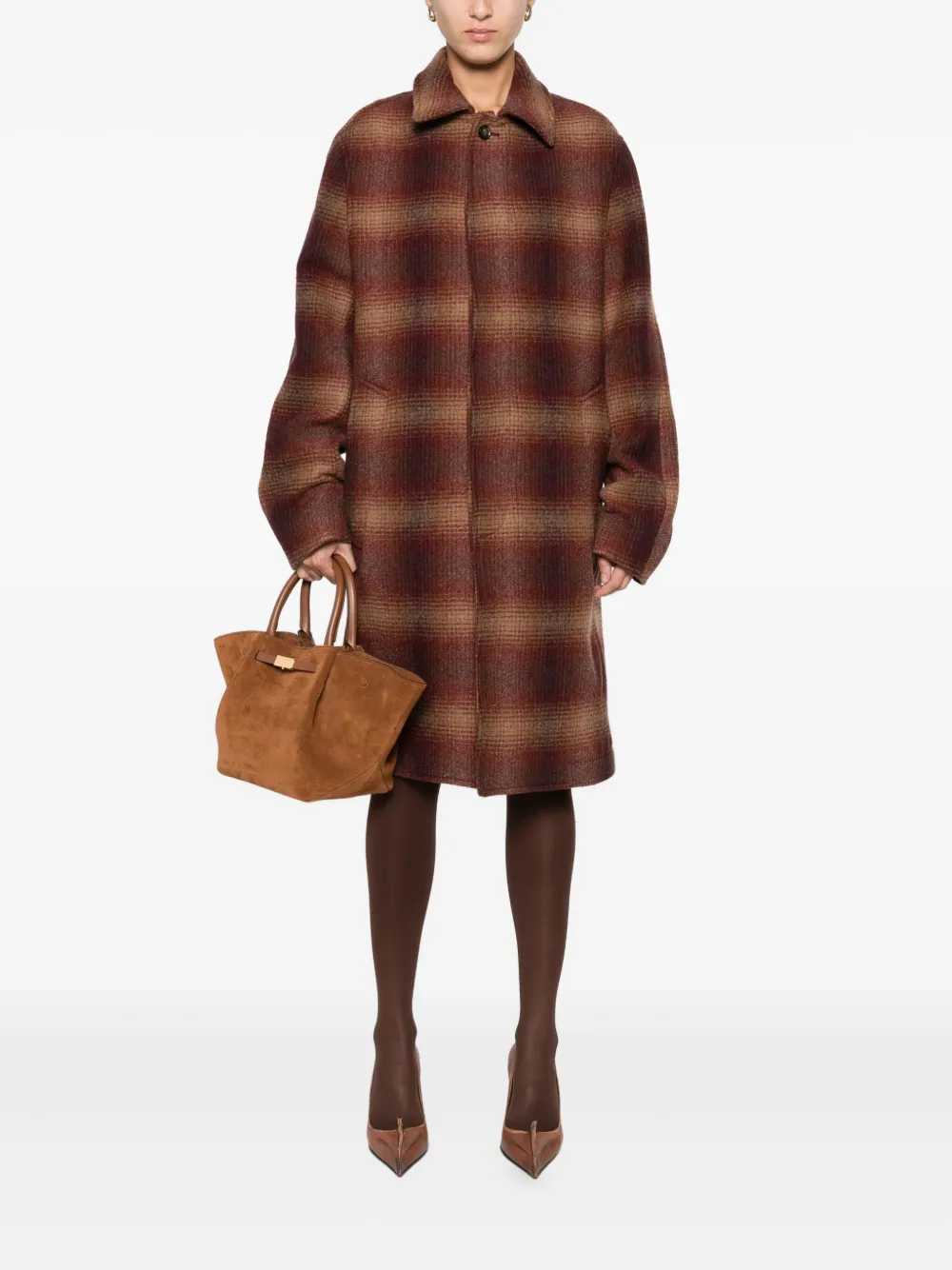 Manuel Ritz checked coat | Single Breasted Coats | Image 2