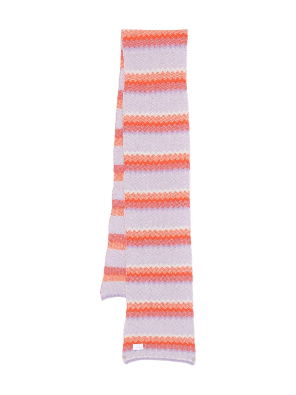 Manuel Ritz Striped Scarf In Brown