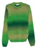 Manuel Ritz gradient-effect alpaca-blend sweater - Green