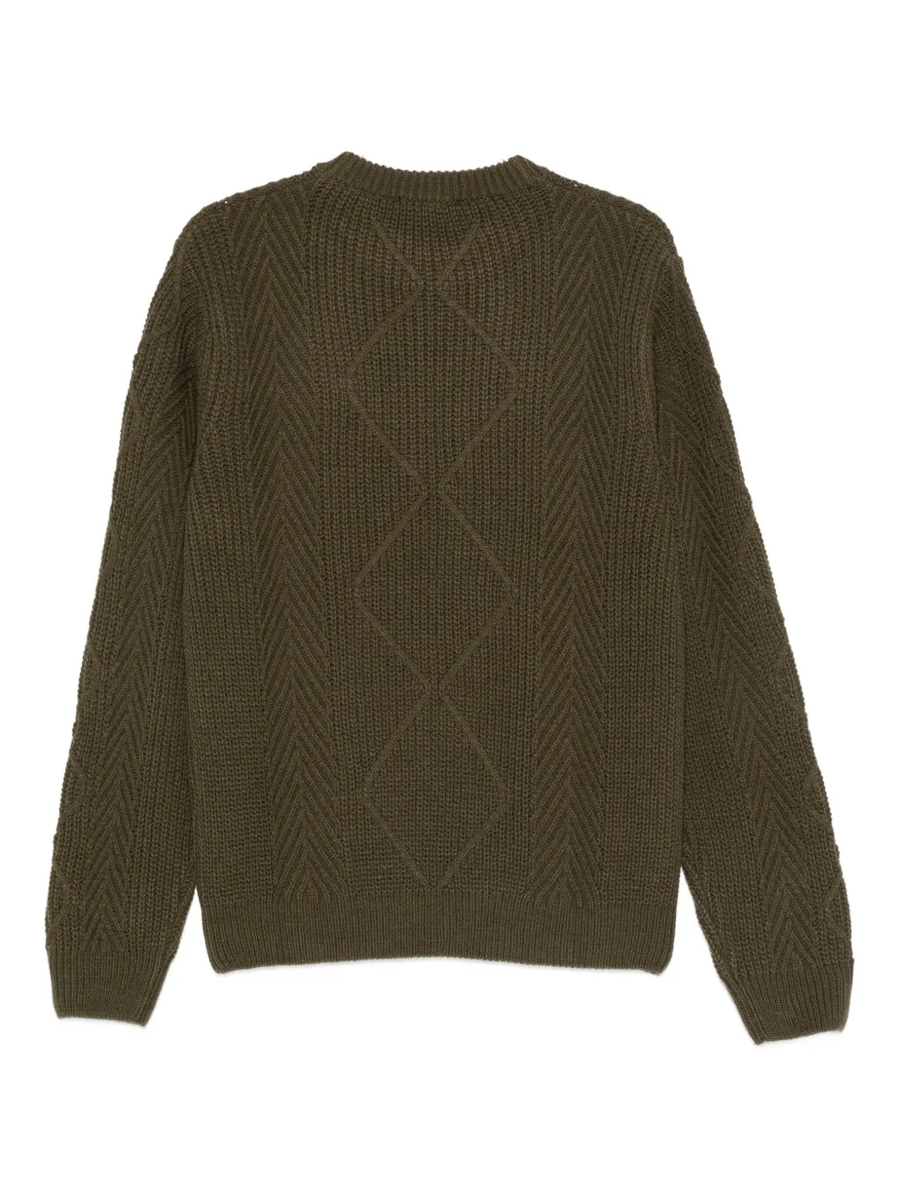 Manuel Ritz ribbed sweater - Groen