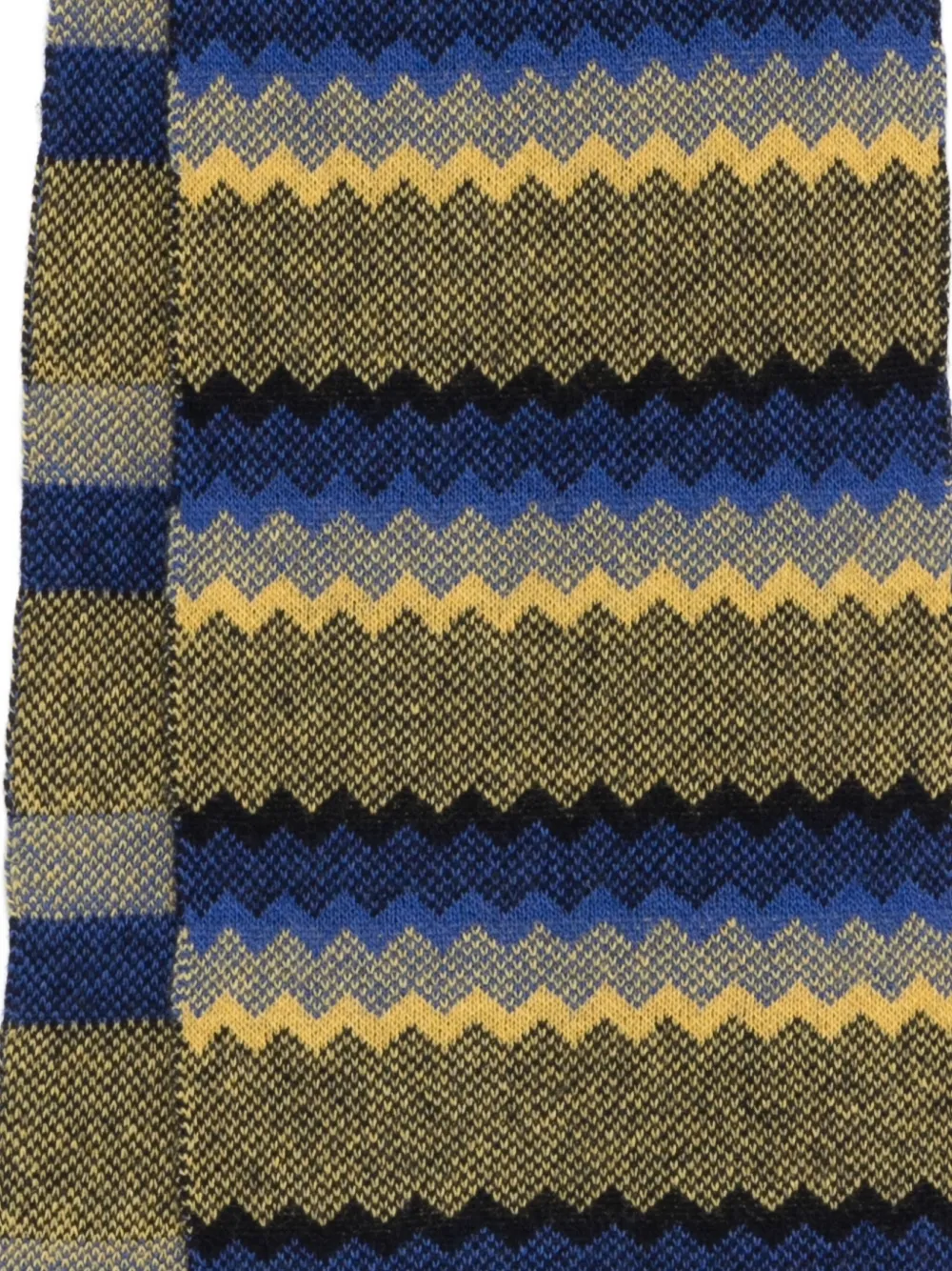 Manuel Ritz wool-blend scarf - Blauw