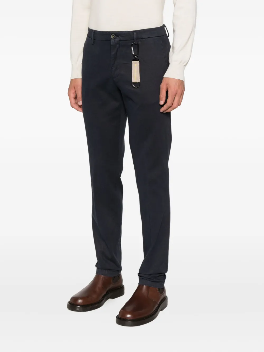 Manuel Ritz Skinny broek met applicatie Blauw