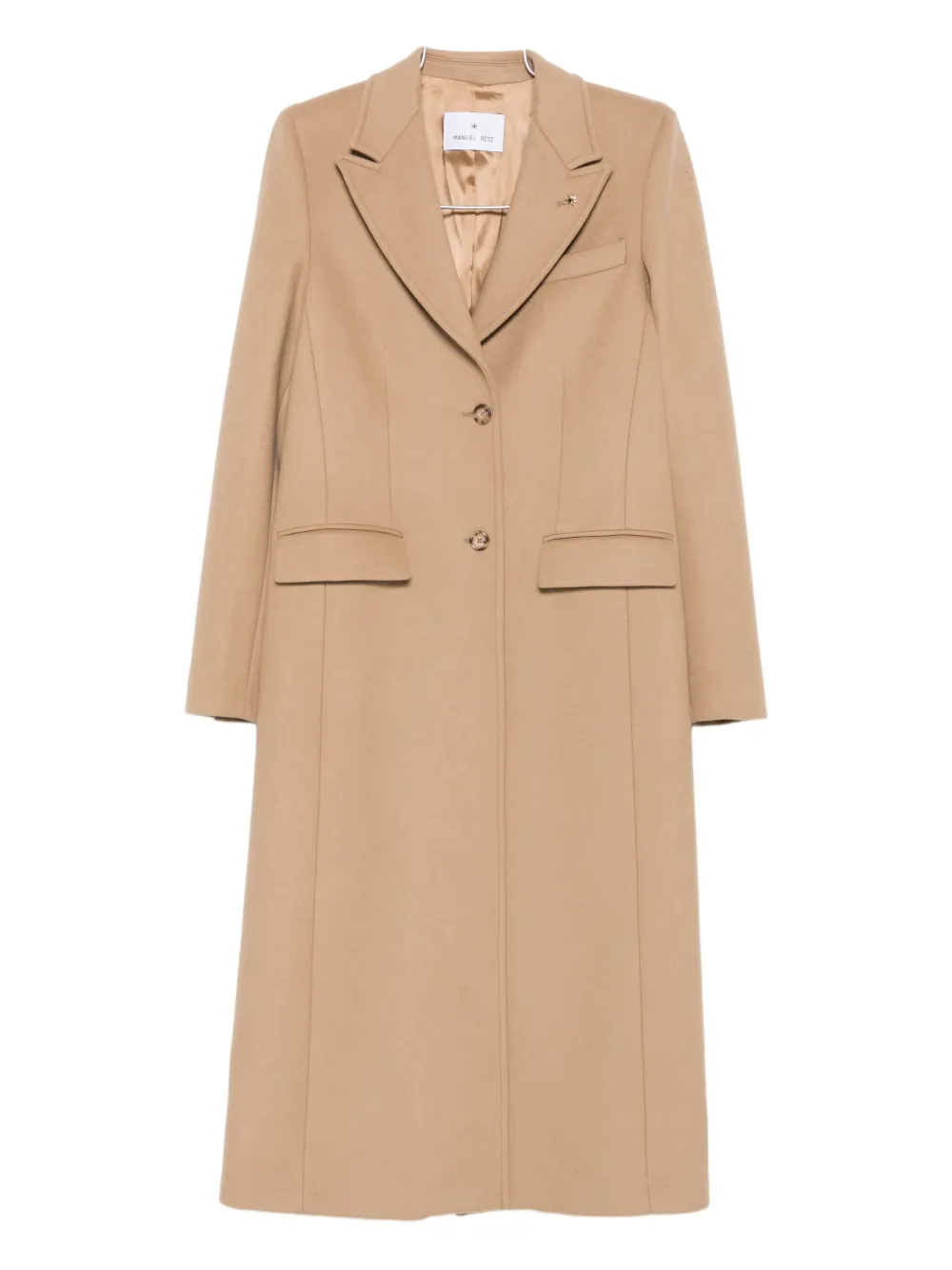 Manuel Ritz wool-blend single-breasted coat | Brown | Image 1
