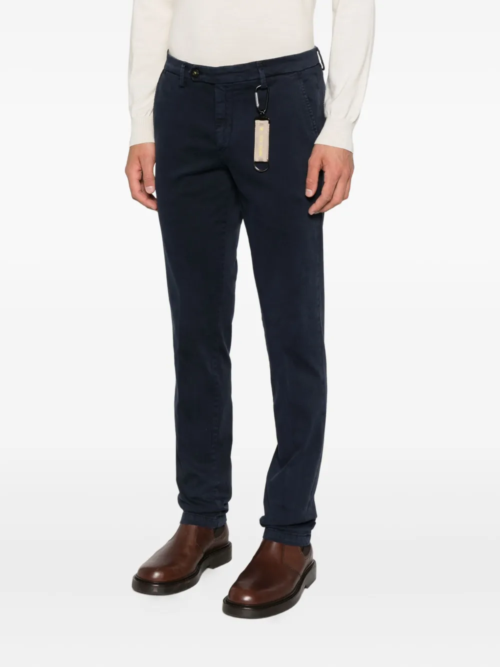 Manuel Ritz Twill broek Blauw