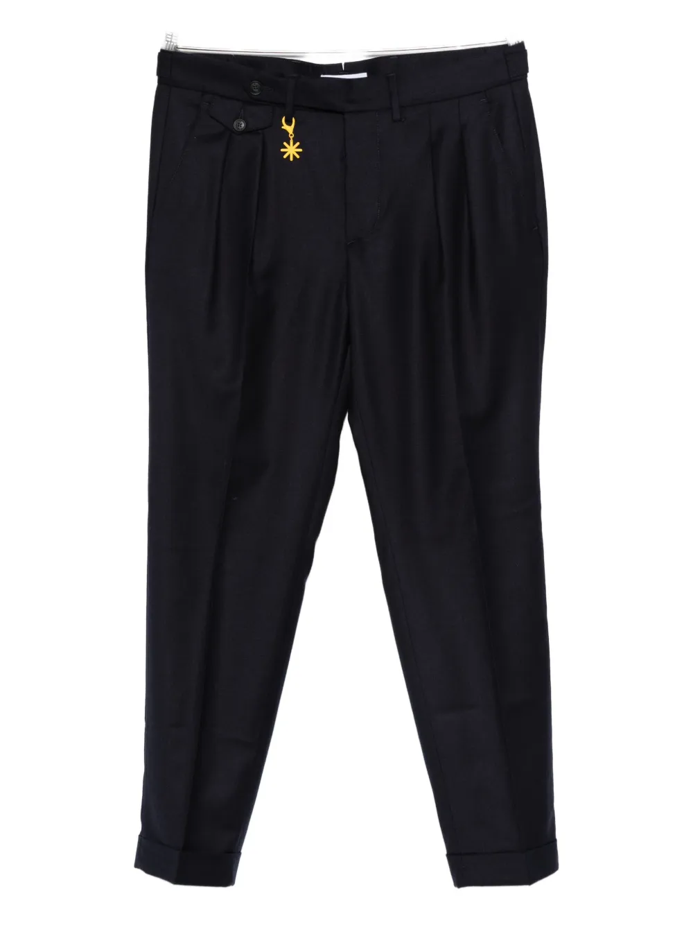 Manuel Ritz double-pleat trousers | Blue | Image 1