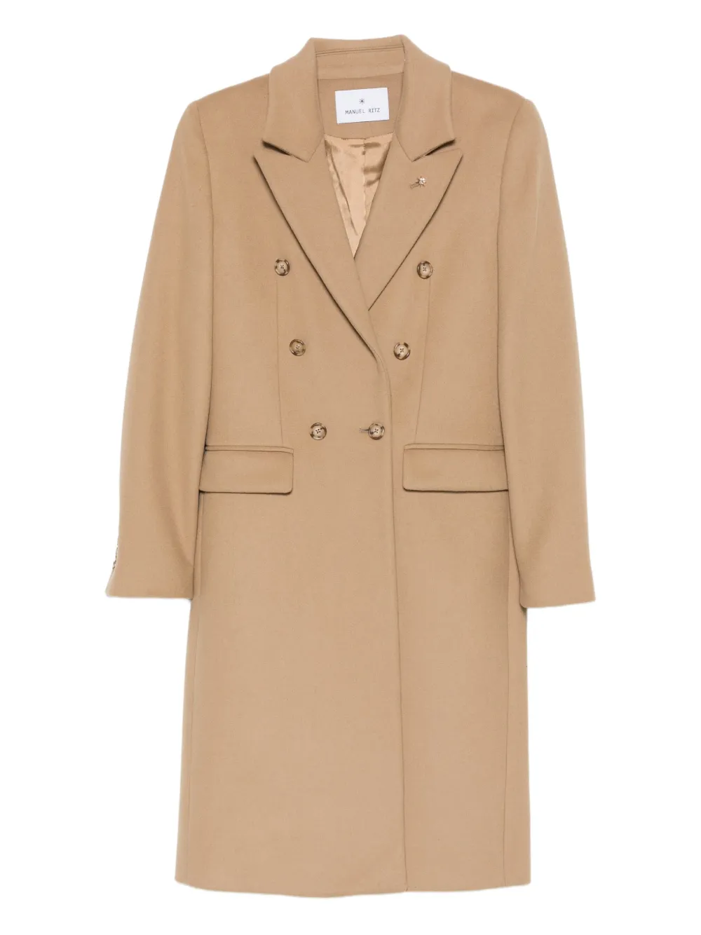 Manuel Ritz double-breasted wool-blend coat | Neutrals | Image 1
