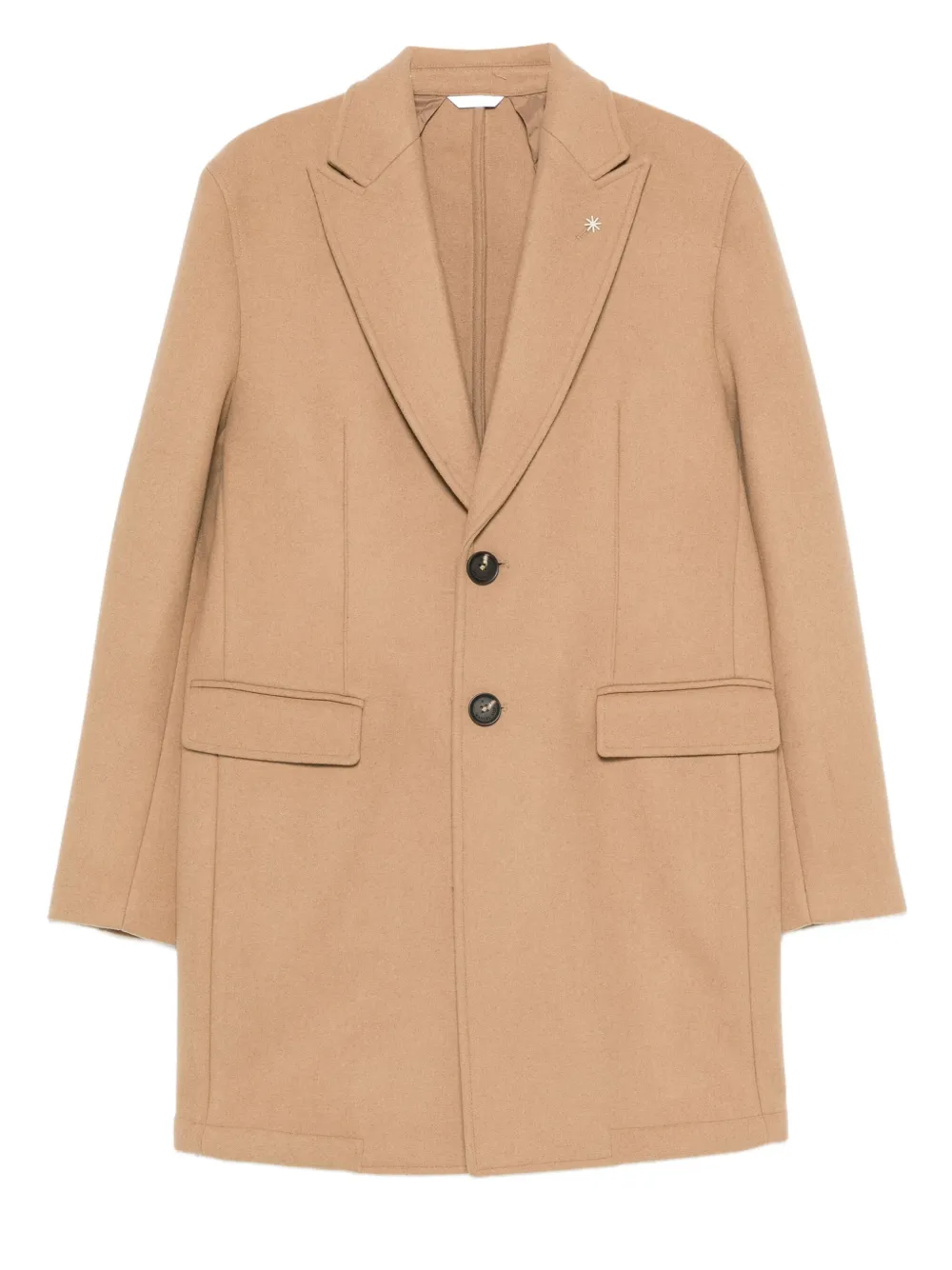 Manuel Ritz single-breasted coat | Neutrals | Image 1