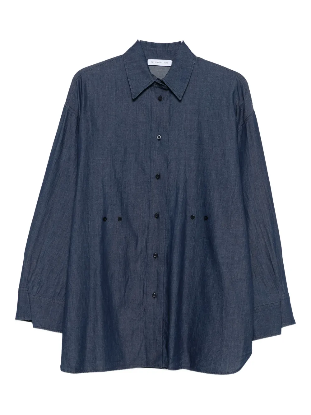 Manuel Ritz Long-sleeve Shirt In Blue