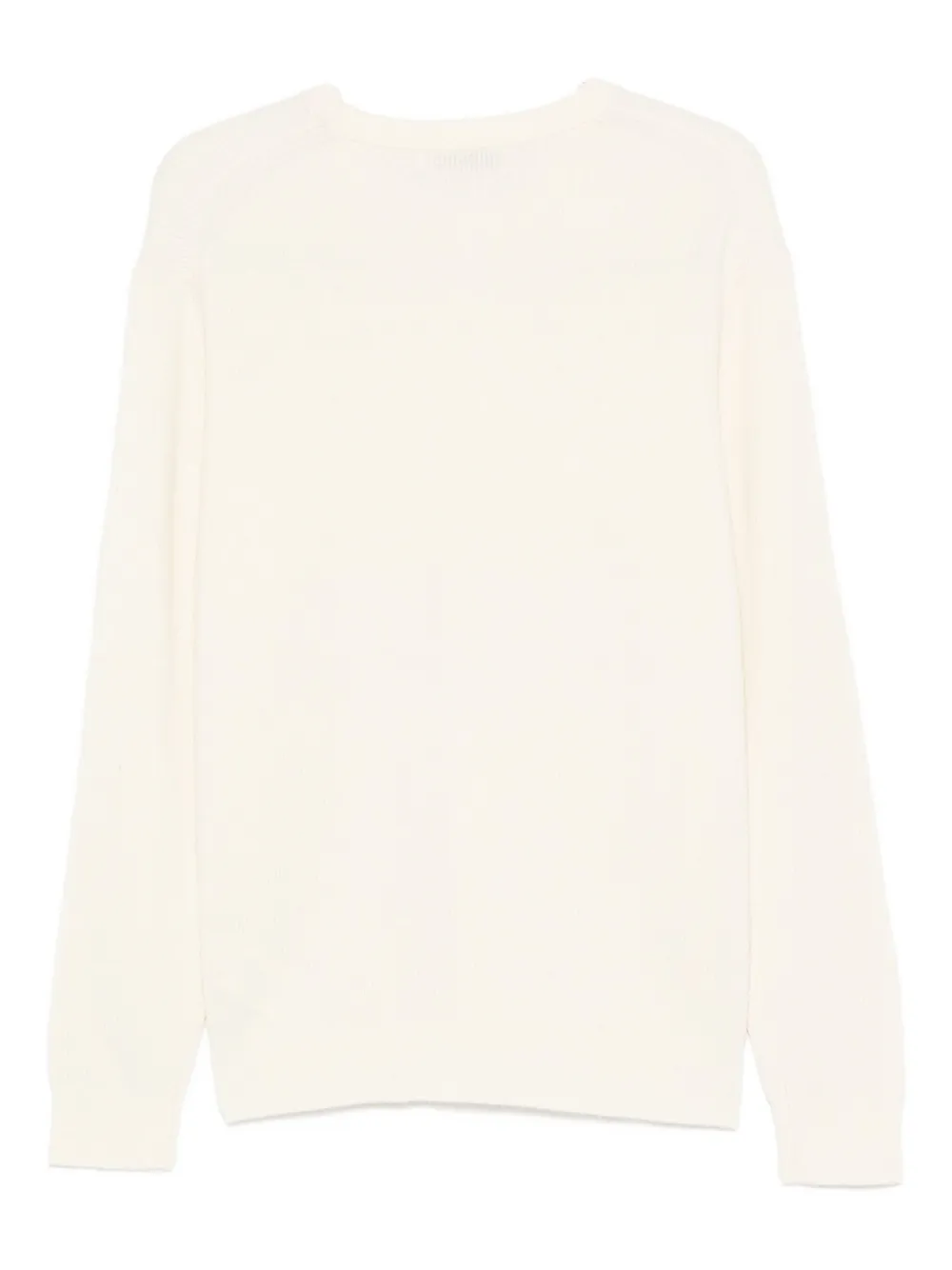 Manuel Ritz crew-neck merino-wool sweater - Beige