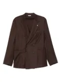 Manuel Ritz double-breasted blazer - Brown