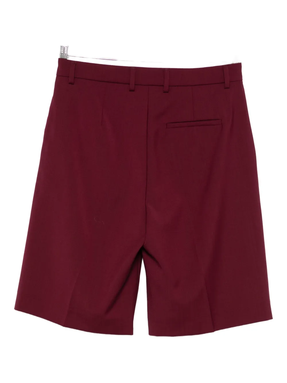 Manuel Ritz pleat-detailing bermuda shorts - Rood