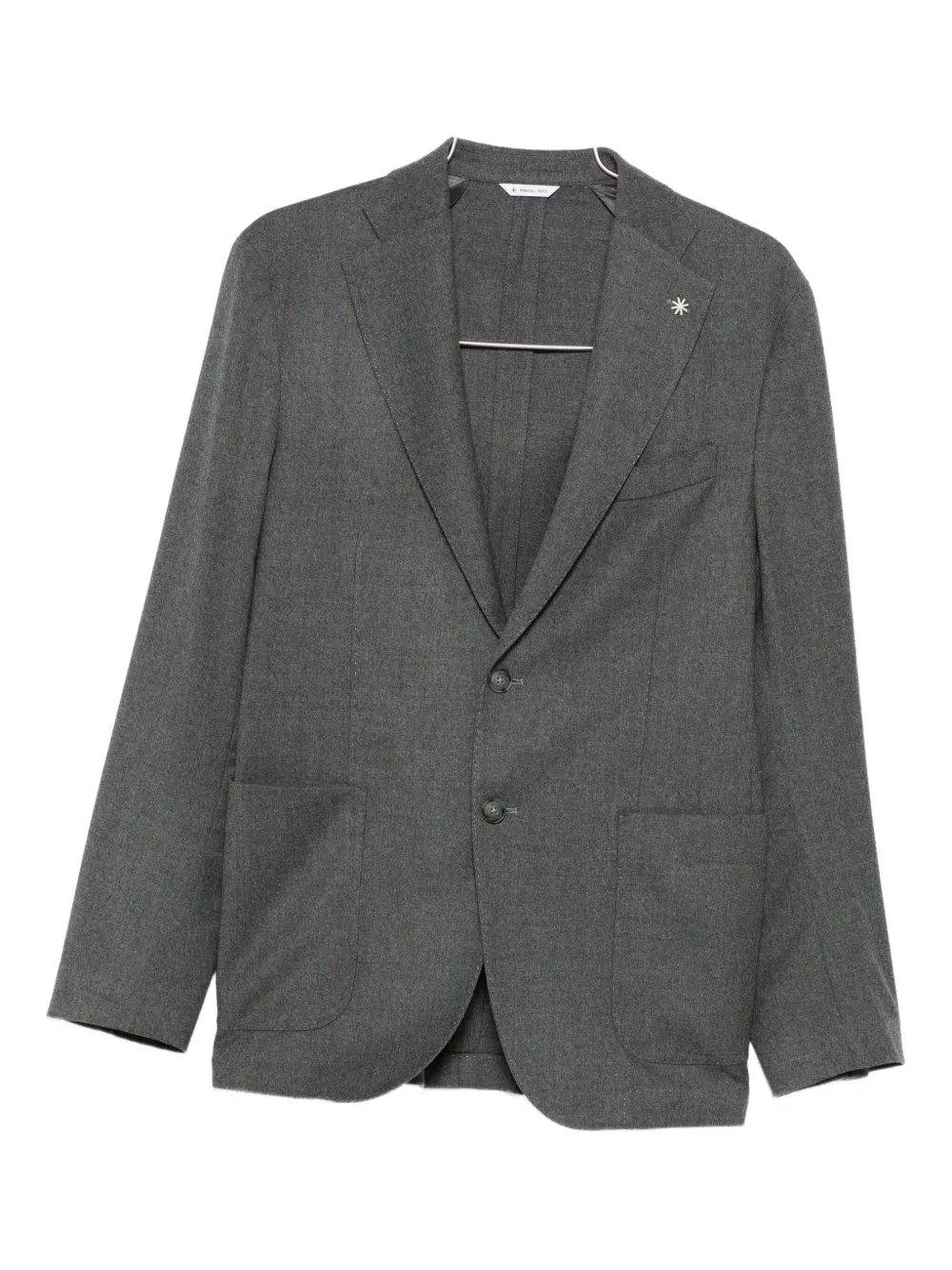 Manuel Ritz flannel blazer | Grey | Image 1