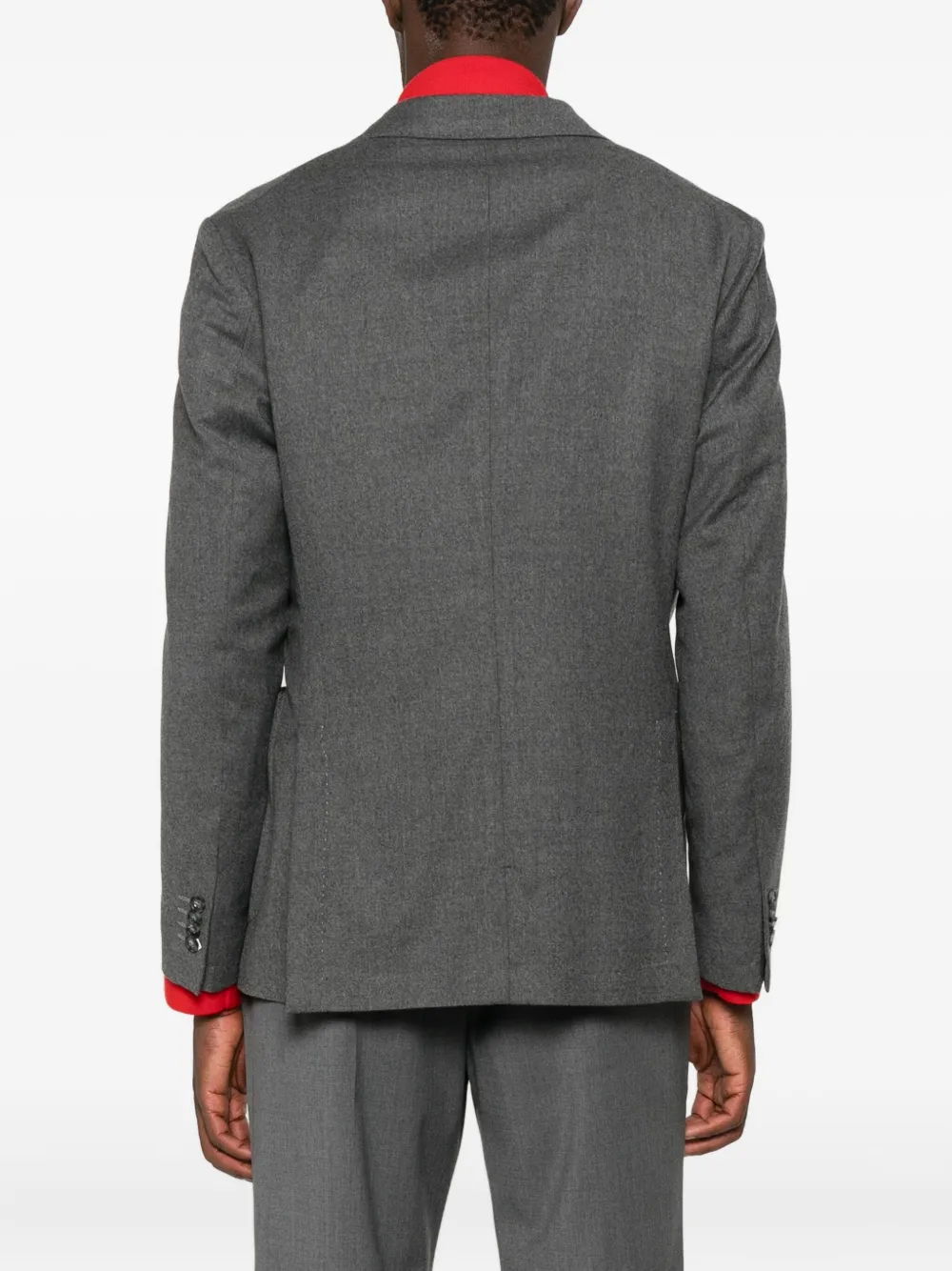 Manuel Ritz Flanellen blazer Grijs