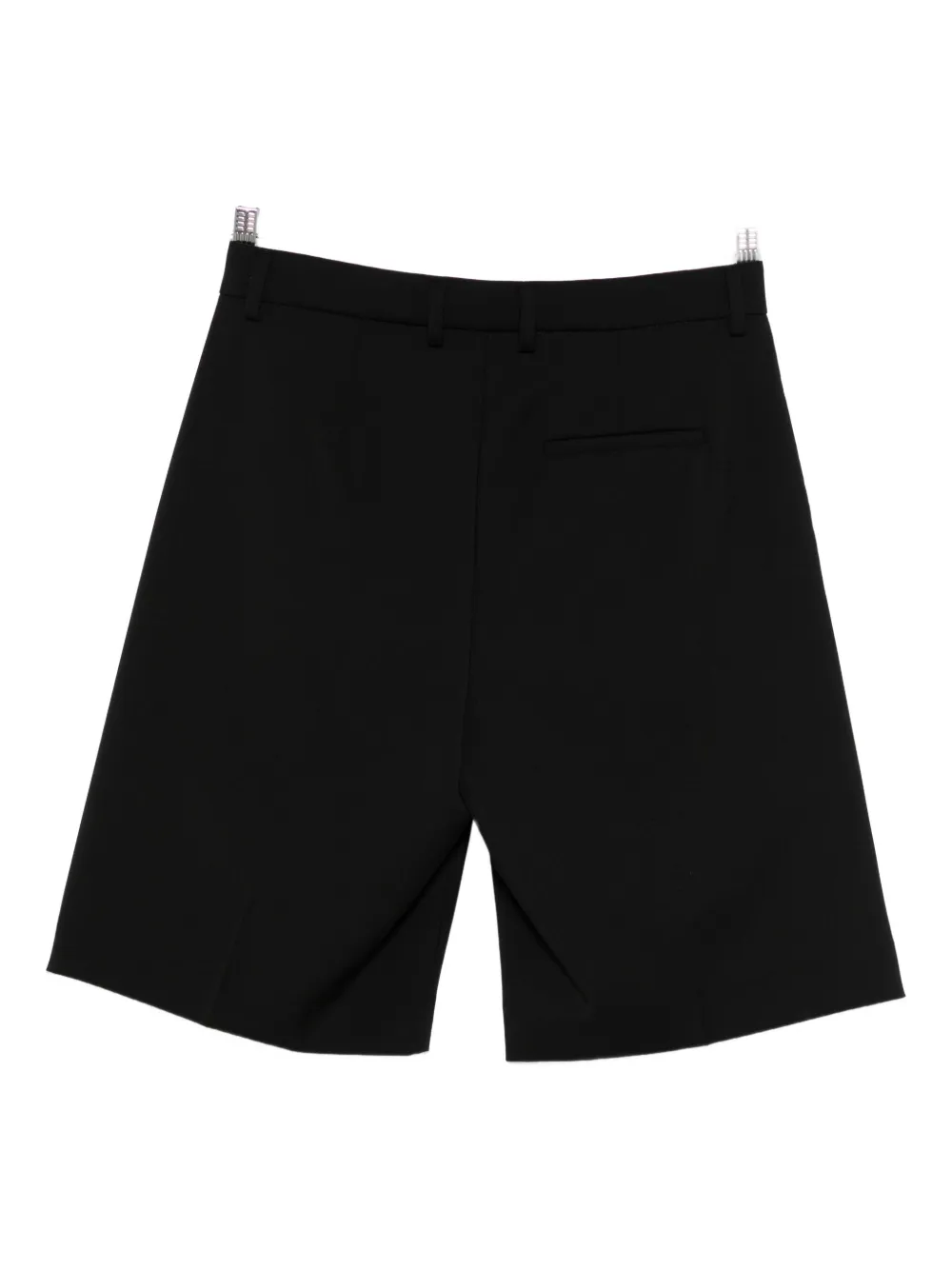 Manuel Ritz Wool Shorts In Black