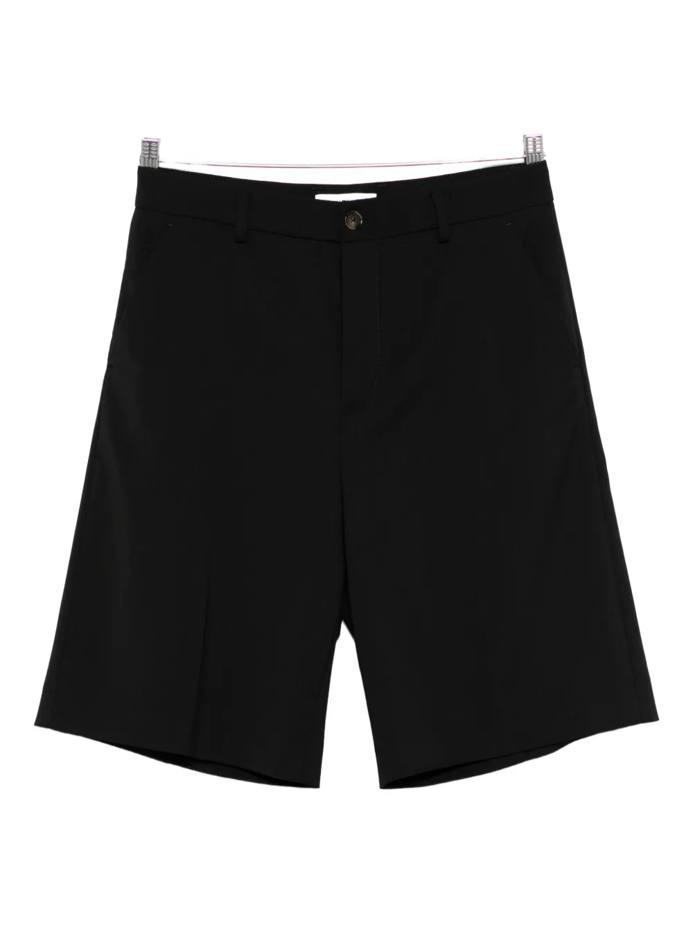 Manuel Ritz Wool Shorts In Black