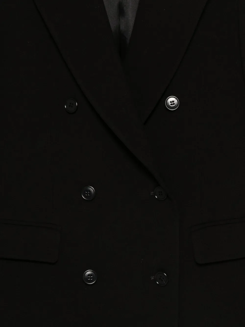 Manuel Ritz Double-breasted Blazer In Black