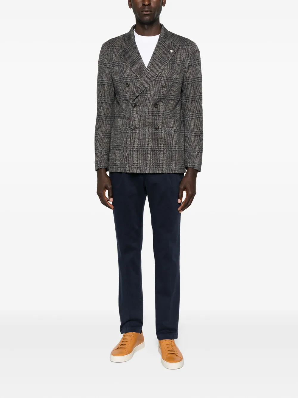 Manuel Ritz double-breasted checked blazer | Blazers | Image 2
