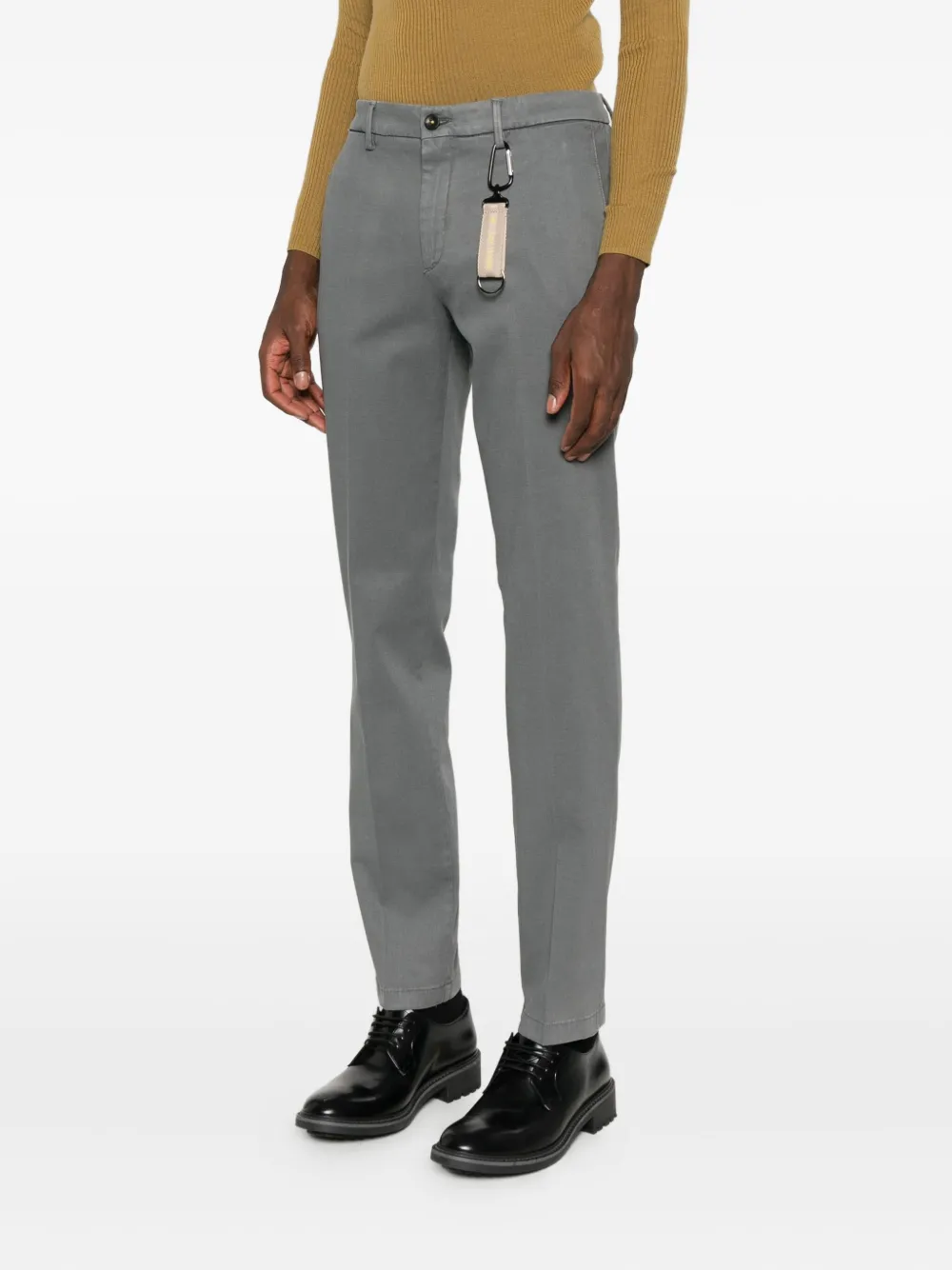 Manuel Ritz Skinny plooibroek Grijs