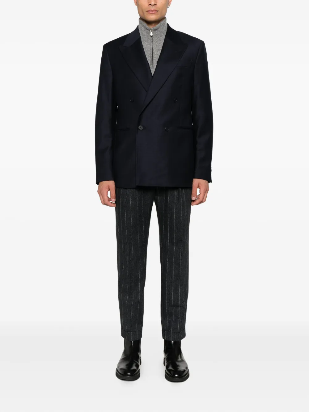 Manuel Ritz blazer con doble botonadura y solapas de pico | Blazers | Image 2