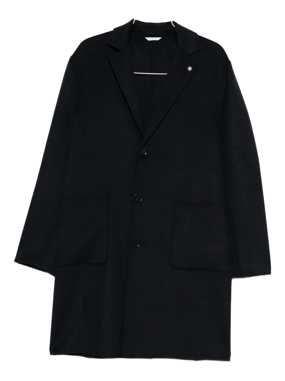 Manuel Ritz single-breasted coat | Black | Image 1