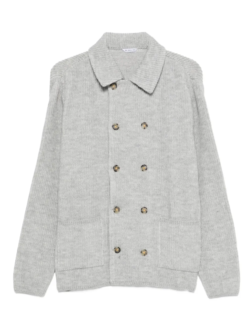 Manuel Ritz double-breasted knitted blazer | Grey | Image 1