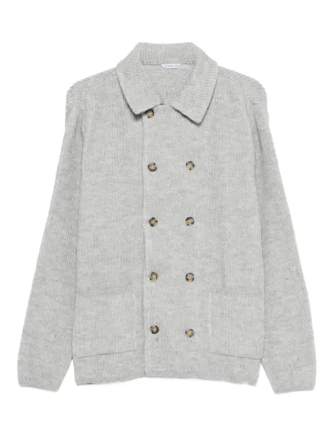 Manuel Ritz double-breasted knitted blazer